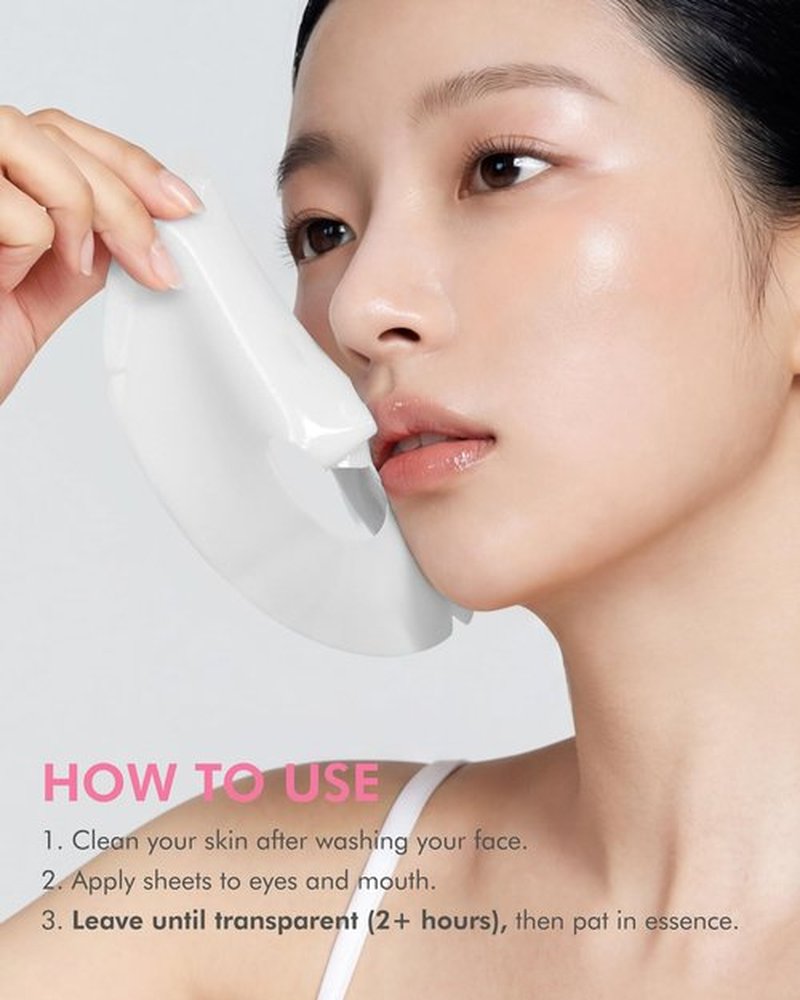 DERMAL Seoul Face Collagen Hydrogel Melting Mask (4 Pack) - Korean Overnight Face Mask for Glassy Skin & Pore Care - Deep Hydration Jelly Gel Sheet with 300Da Low Molecular Collagen Ritual