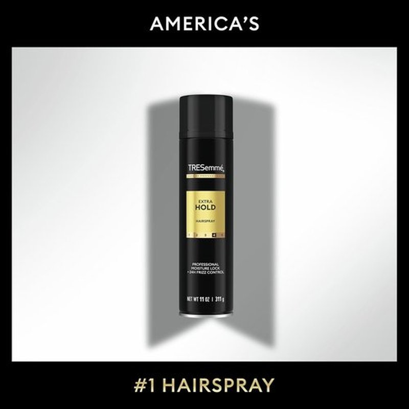 TRESemmé Extra Hold Hairspray - Pro Lock Technology for 24-Hour Frizz Control | 11 Fl Oz