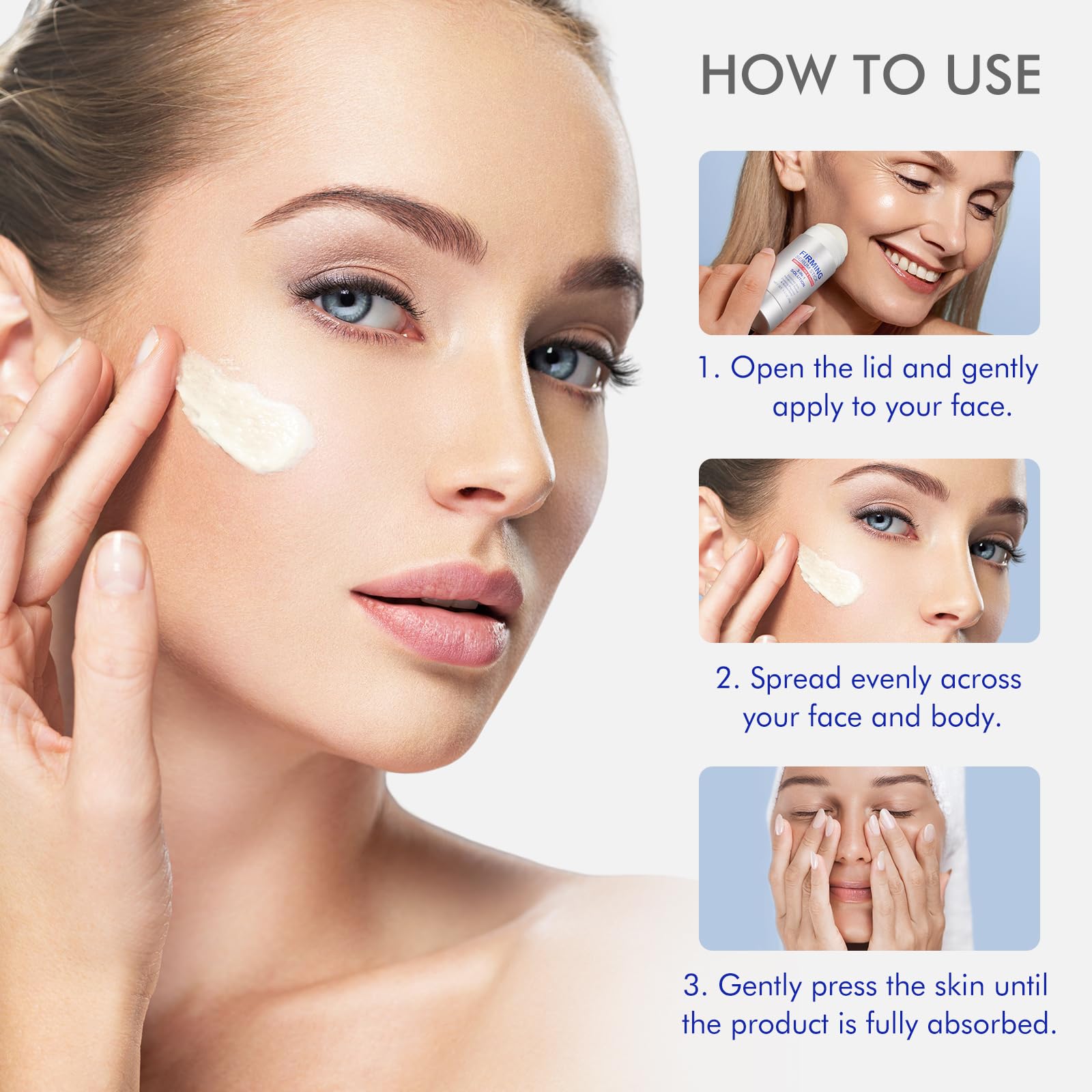 2Pack Advanced-Retinol Firming Serum Stick, 3-in-1 Face Firming Stick for Women, Smooth,Tighten and Firm Face,Neck & Jawline, Reduces Wrinkles, Hydrates & Nourishes Skin (1.0 OZ)