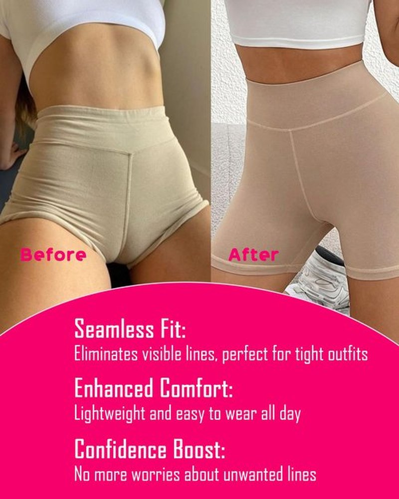 Tifesoo camel toe concealer，Seamless Camel Toe Hider, Reusable Anti Camel Toe Sprong Insert, No Camel Toe Underwear Guard (5, Small)