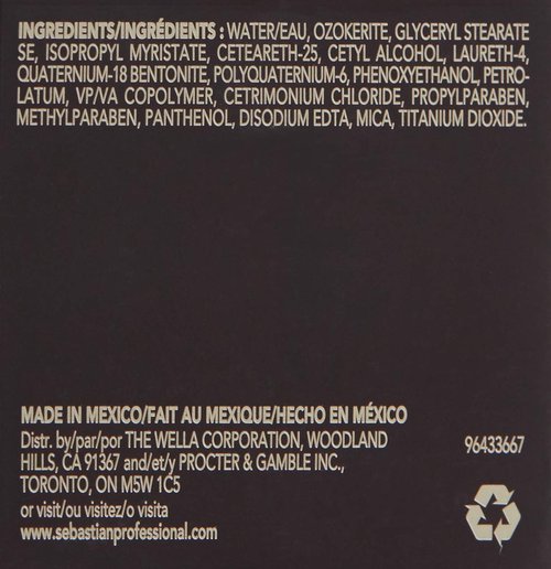 Sebastian Professional Matte Putty - Flexible Hold Styling Cream, 2.5 Oz for Effortless Texture