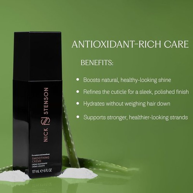 Smoothing Créme | Moisturizing Anti-Humidity Hair Cream for Frizz Control & Shine - 6 oz