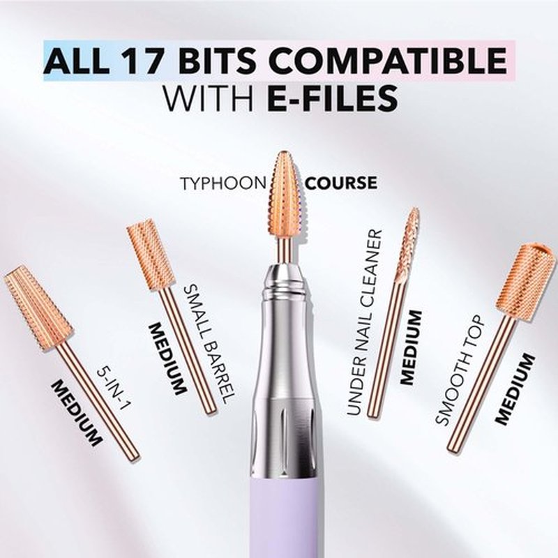 Kiara Sky Small Barrel Fine Drill Bit | Carbide Bit with an X-Cut Design | for Beyond Pro Drill | Rose Gold