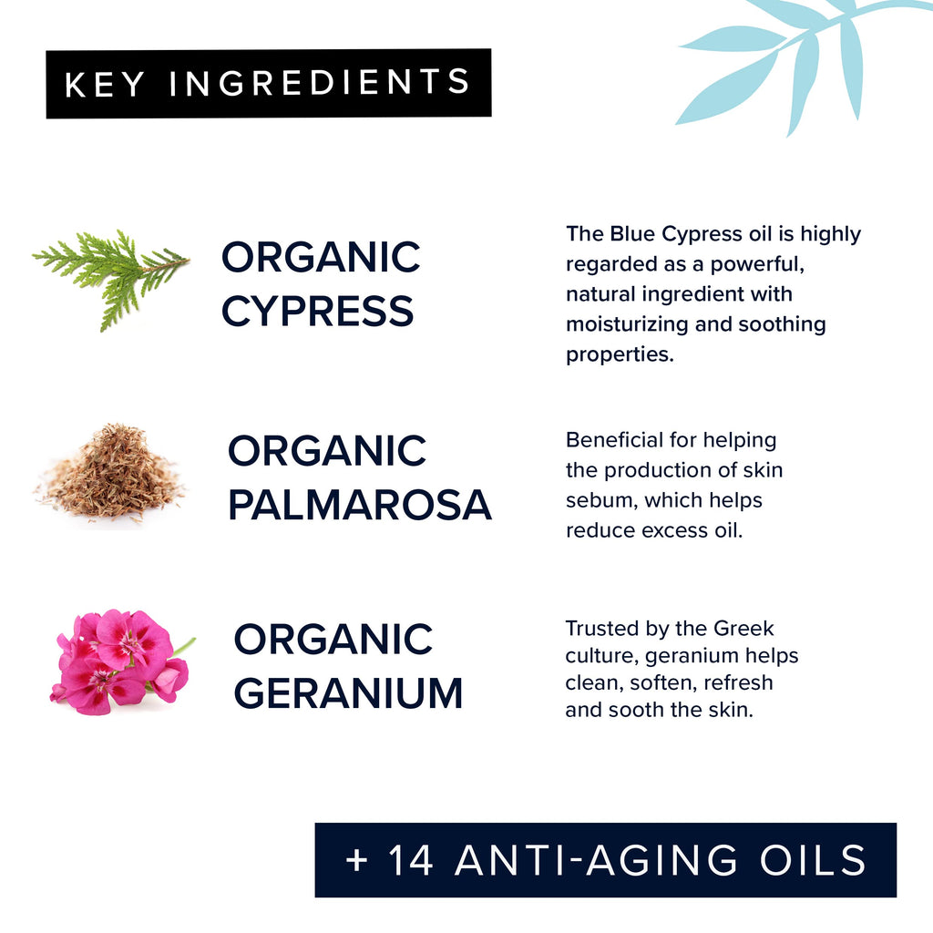 Adonia Organics Daily Cleansing Face Gel – Organic Vegan Facial Cleanser – Gently Removes Makeup, Exfoliates, Tightens & Hydrates – Anti-Aging Formula