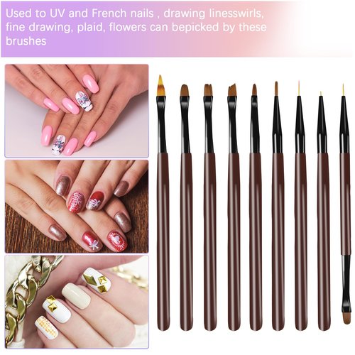 Professional Manicure Pedicure Kit, Electric Nail File Set, Cordless Electric Nail Drill Machine, 5 Speeds Hand Foot Care Nail Drill for Thick Nail Toenail Cuticle with 9Pcs Drawing Brushes