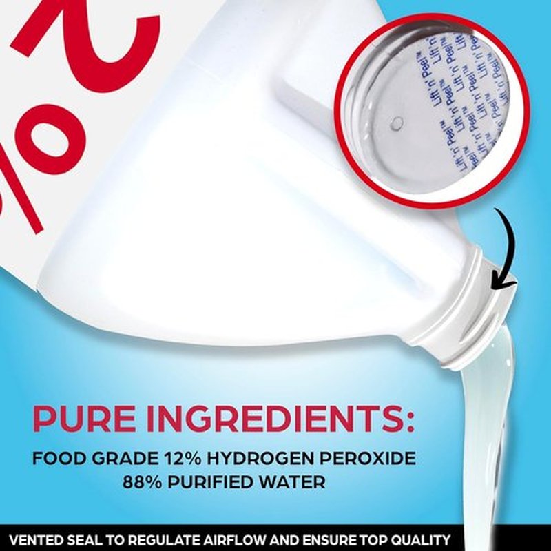 Allied Science 12% Food Grade Hydrogen Peroxide - 4X Stronger Cleaner for Home & Personal Care | 1 Gallon (2)