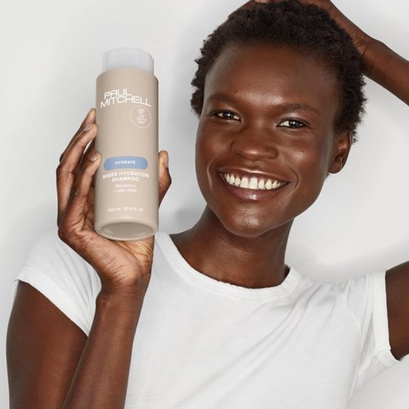 Paul Mitchell Sheer Hydration Shampoo - Moisturizes & Adds Shine for Dry Hair, 10.1 oz
