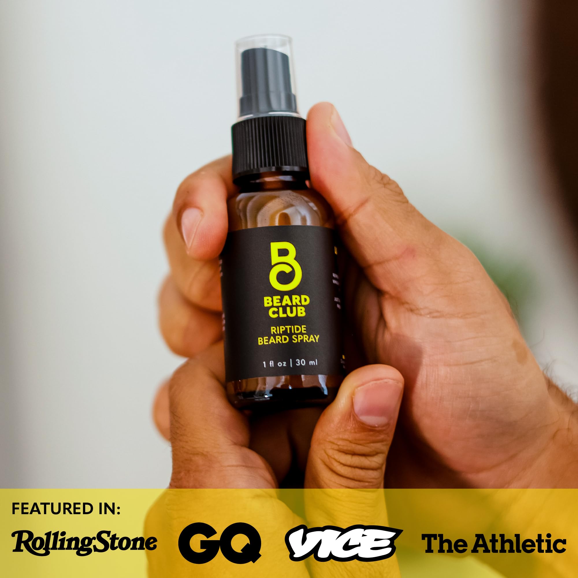 The Beard Club Riptide Beard Softening Spray by Beard Club - Nourishing & Styling Formula for Enhanced Beard Growth, Softness & Shine - Enriched with Natural Ingredients for Healthy Facial Hair
