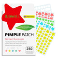 Pimple Patches for Face, 7 Sizes, 5 Shape/Color 255 pcs Acne Patches Hydrocolloid Precise Matches Different Sizes Acne, Spot Stickers With Tea Tree Oil Salicylic Acid Centella Covering Zits Blemishes
