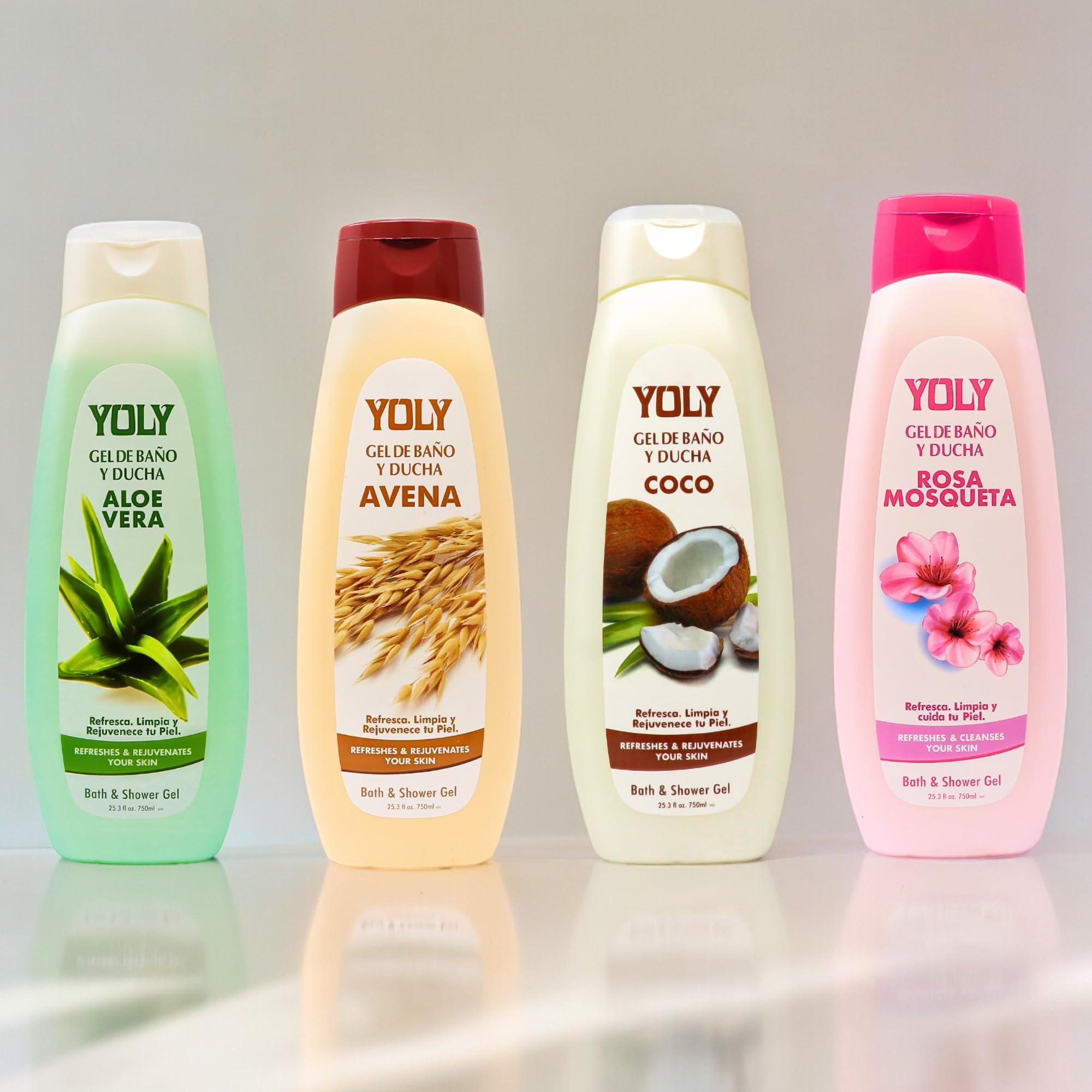 Yoly - Coco Daily Moisturizing Body Wash - Coconut Infused, Refreshing & Rejuvenating, 25.3 Fl Oz