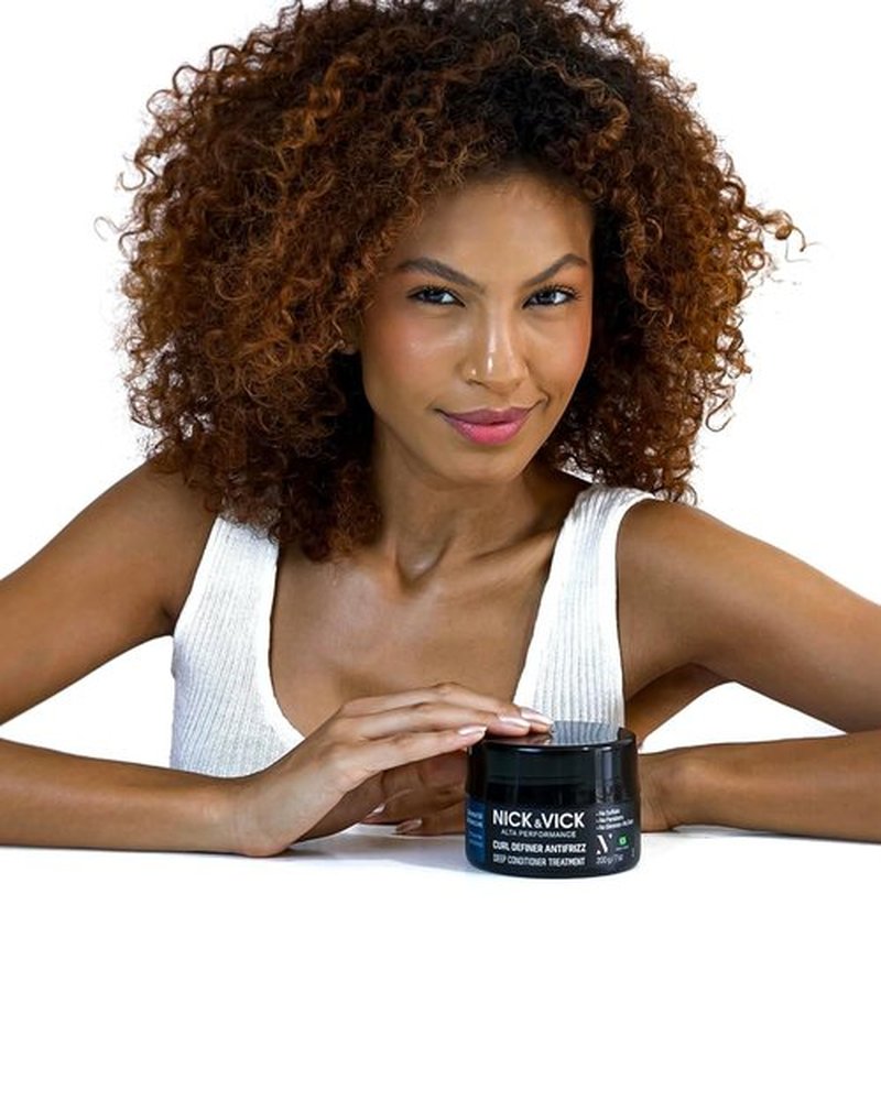 Nick Vick Curl Definer Anti-Frizz Deep Conditioner - Sulfate & Paraben Free, 12 oz