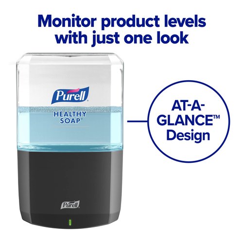 PURELL Brand HEALTHY SOAP Lotion Handwash, Clean & Fresh Scent, 1200 mL Refill for PURELL ES6 Automatic Soap Dispenser (Pack of 2) - 6495-02 - Manufactured by GOJO, Inc.