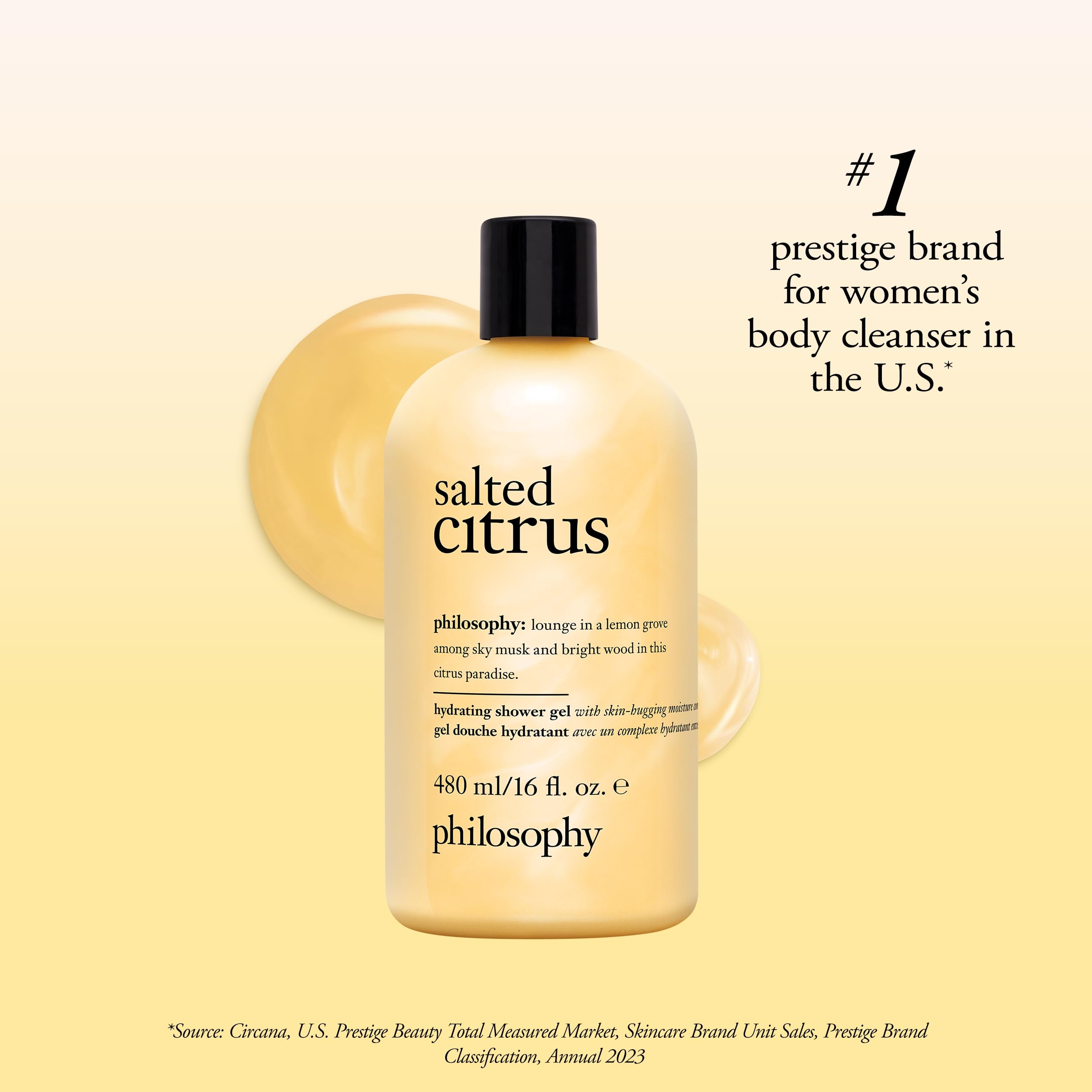 philosophy salted citrus shower gel 16 fl oz