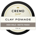 Cremo Hair Styling Clay, Premium Barber Grade Sculpting Clay for Hair Styling, 3.4 Oz