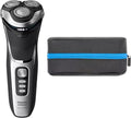 Philips Electric Shaver for Men - Series 3000 Cordless Rechargeable Wet & Dry Shaver with Trimmer & Case