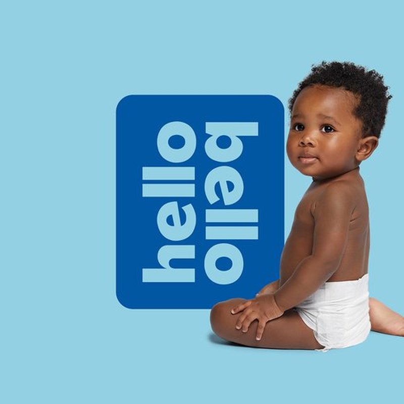 Hello Bello Fragrance Free Everywhere Balm | Dermatologist-Tested, Hypoallergenic, Soothing & Ultra-Mild on Sensitive Skin, Plant-Derived & Certified Organic Ingredients for Babies and Kids | 4 Fl Oz