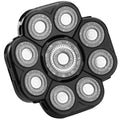 Universa 9 Blades Replacement Heads for Mainstream head shaver brands, Head Shaver Replacement Blades (9 Black)