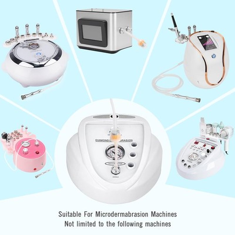 5PCS Microdermabrasion Filters + 1PCS 39" Silicone Tube, Replacement Filter Tube Set for Vacuum/Diamond Microdermabrasion Machines