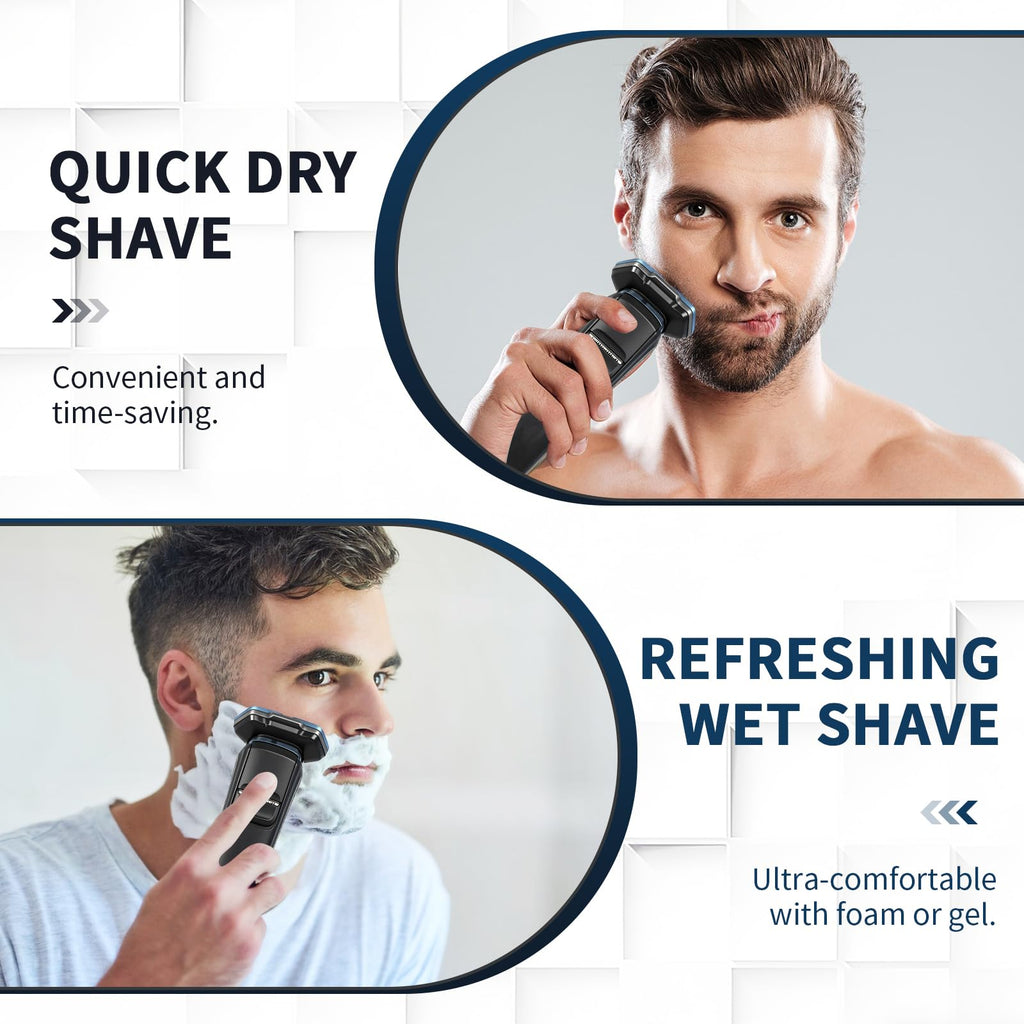 2-Pack SH71/50 Shaving Heads Compatible with Philips S5000 and S7000(Blue)