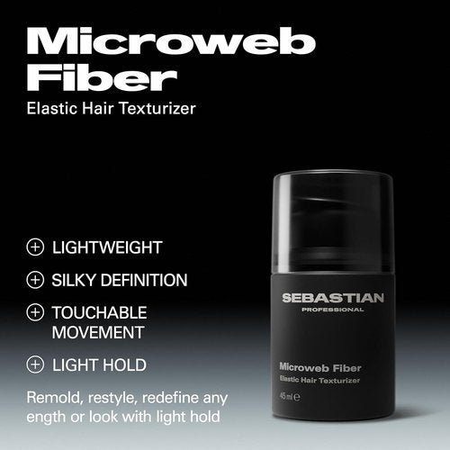 Sebastian Professional Microweb Fiber Texturizer - Remoldable, Silky Soft Finish | Travel Size 1.5 fl oz