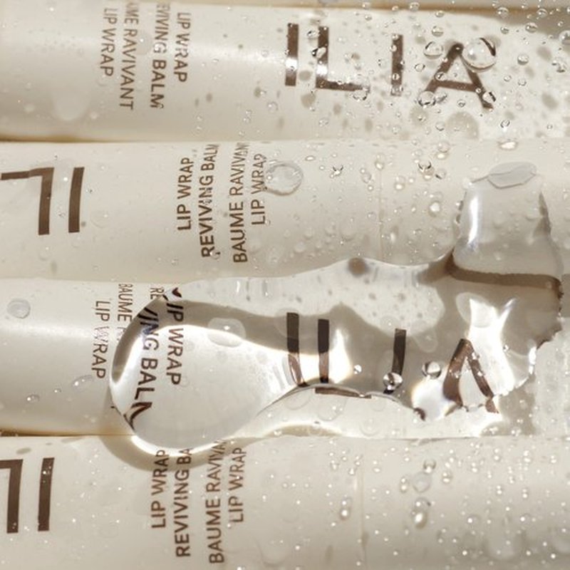 ILIA - Lip Wrap Reviving Balm | Hydtrate, Smooth, Plump | Barrier-Building with Hyaluronic Acid + Sea Succulent | Gluten + Silicone-Free | Non-Toxic, Vegan, Cruelty-Free (Lucid, 0.23 fl oz | 7 ml)