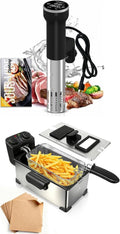 Skiennix Sous Vide Cooker - WiFi Immersion Cooking & Deep Fryer with Basket