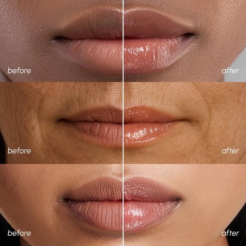 MAREE Lip Mask Overnight - Hydrating Lip Treatment with Hyaluronic Acid & Collagen - Moisturizing Lip Butter Balm