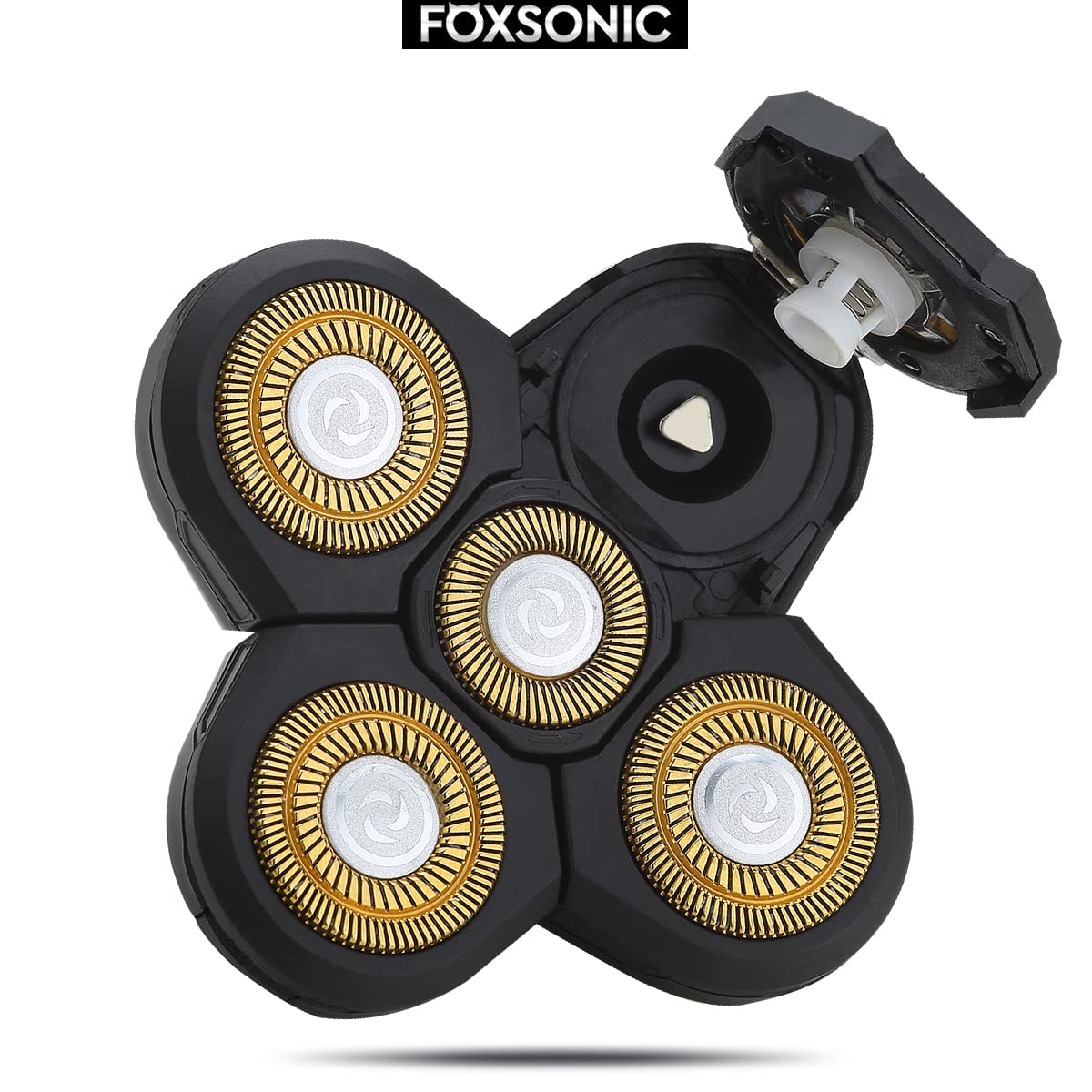 Universa 5 Blades Replacement Heads for Mainstream head shaver brands, Head Shaver Replacement Blades (5 Gold)
