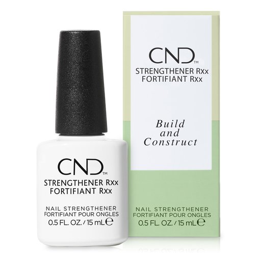 CND™ Strengthener RXx, Nail Strengthener for Tougher, Stronger Nails & Protection for Thin Nails, 0.5 Fl Oz