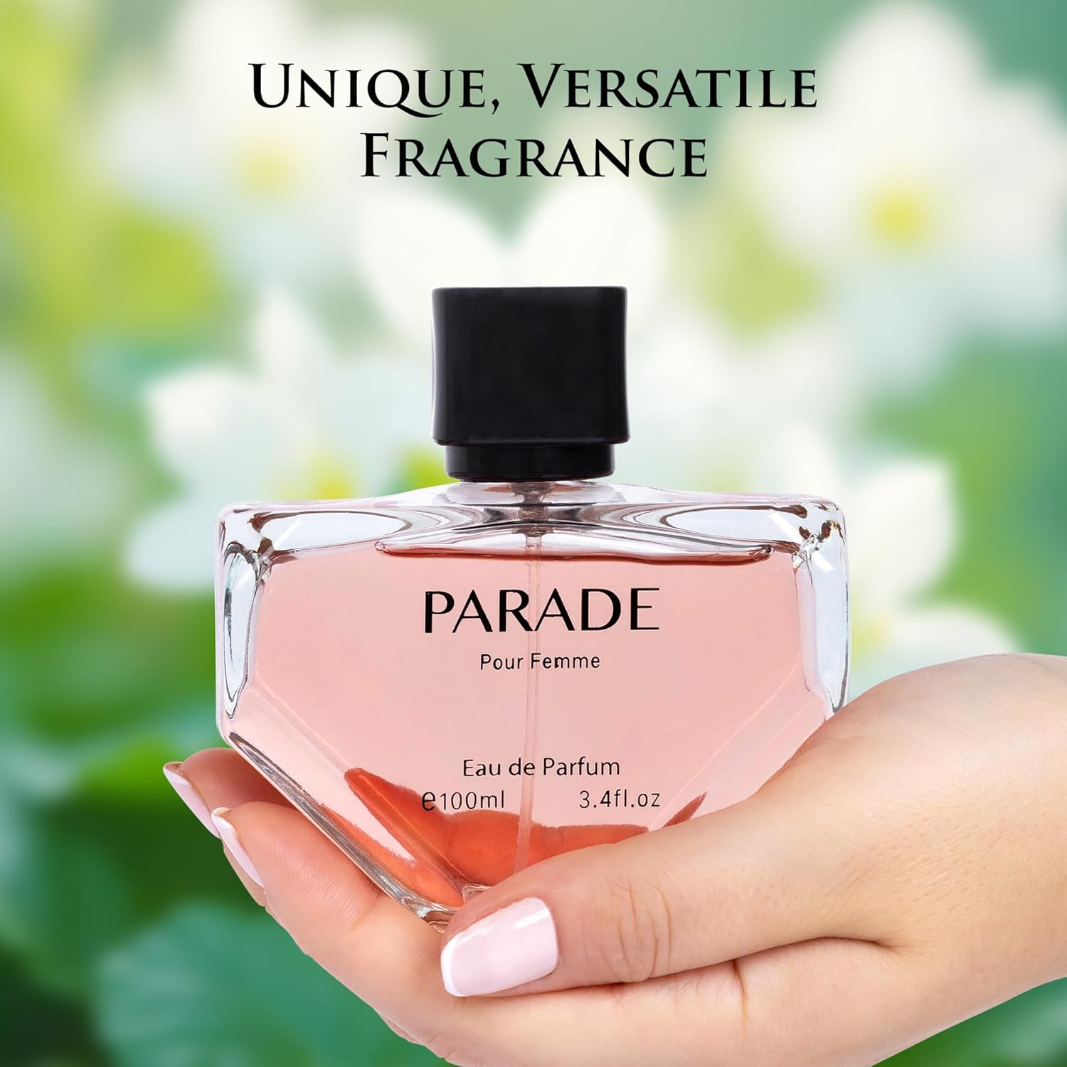 URBAN COLLECTION Women's Eau De Parfum - Vegan & Cruelty-Free Amber Floral Scent - 100ml Elegant Bottle