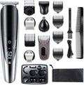 Hatteker Men's Beard Trimmer - 5-in-1 Grooming Kit for Facial Hair, Mustache & Body Grooming | Cordless & Waterproof