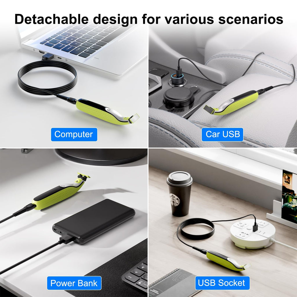 IBERLS 5V Charger Only Compatible with Philips One Blade 360 QP2724 QP2834 QP4530 QP4631 MG7910 MG7930 MG7950 MG5910 MG9510 MG9520 MG9525 X3001 Electric Shaver Razor, Replacement Power Adapter