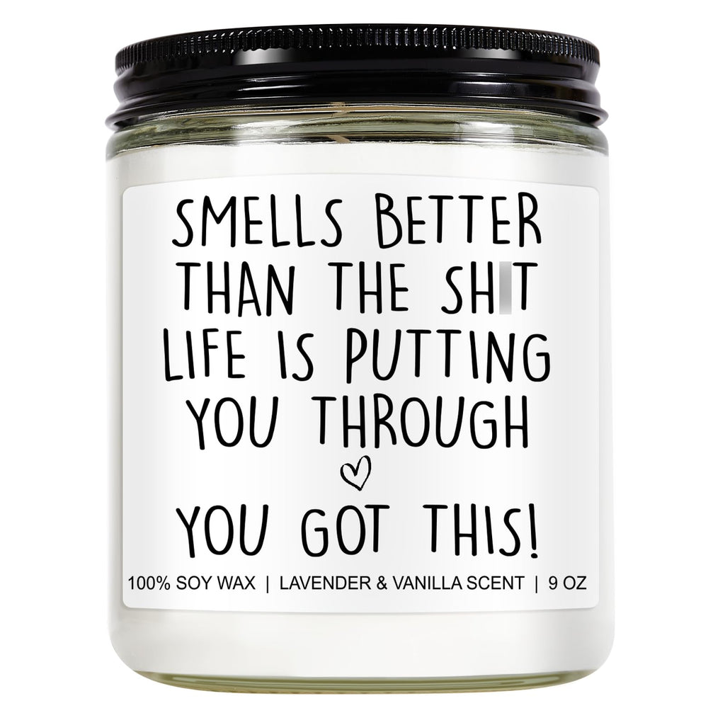 Younift You Got This Candle, Feel Better Gifts for Women, Men, Funny Get Well, Cancer Care, Encouragement, Cheer Up Gifts for Women, Chemo Patients, Breast Cancer Survivor Presents for Woman - 9 oz