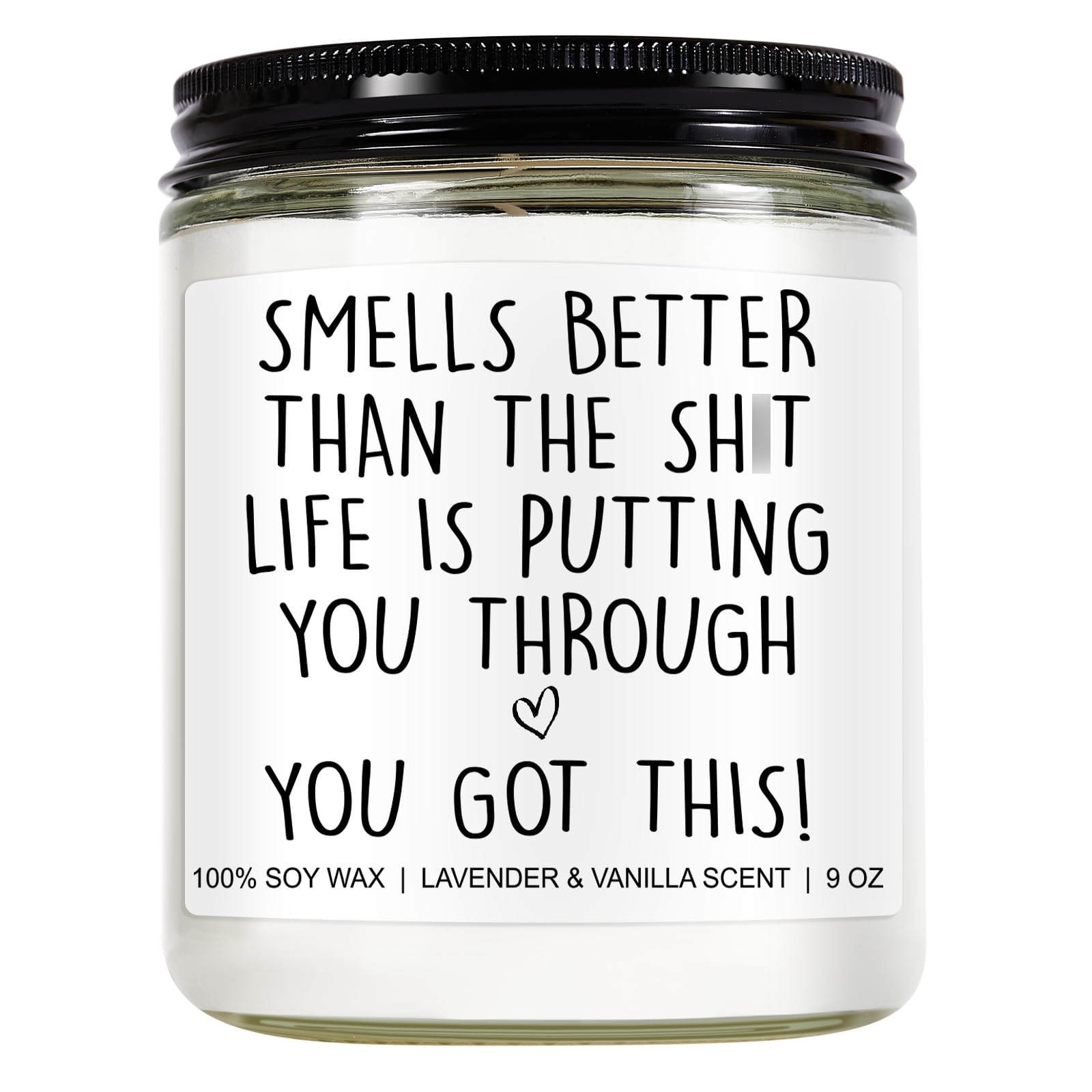 Younift You Got This Candle, Feel Better Gifts for Women, Men, Funny Get Well, Cancer Care, Encouragement, Cheer Up Gifts for Women, Chemo Patients, Breast Cancer Survivor Presents for Woman - 9 oz
