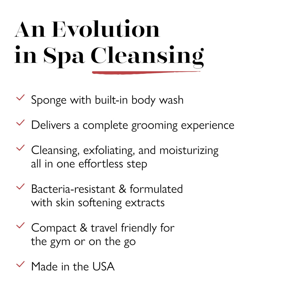 Spongelle Men's Essentials Ocean Body Buffer | Bath & Shower Loofah for Men | Cleanse, Exfoliate, and Nourish in one Easy Step | Cruelty-Free, Vegan, Dermatologist-Tested, Made in USA