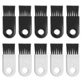 10 Pcs Razor Cleaning Brush Nylon Brush for Cleaning Electric Shaver Cleaning Brush Hair Remover Razor Cleaner Black Nylon Hair Brush Set for Electric Hair Clippers Household Cleaning