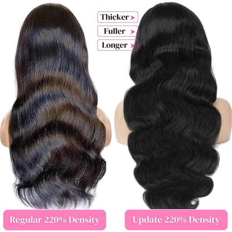 MGWXCAH 30 Inch 13x6 Lace Front Wigs Human Hair 200% Density Body Wave Human Hair Wig Hd Transparent Lace Frontal Glueless Wigs For Women