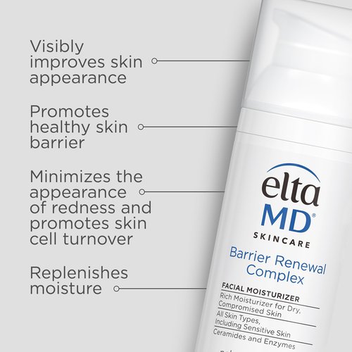 EltaMD Barrier Renewal Complex Face Moisturizer for Dry Skin, Sensitive Skin Moisturizer for Face, 2 pack