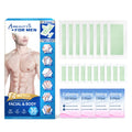 Beauty7 Men's Face & Body Waxing Strips, Ready to Use Wax Strips, Facial Hair Removal, Legs Arms Chest Back Wax, 36 Waxing Strip 4 Calming Oil Wipes