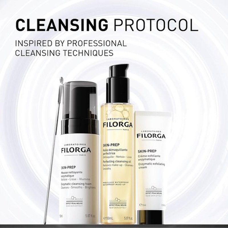 Filorga Skin-Prep Exfoliating Cream Cleanser - Tightens Pores & Boosts Skin Quality | 2.53 fl. oz.