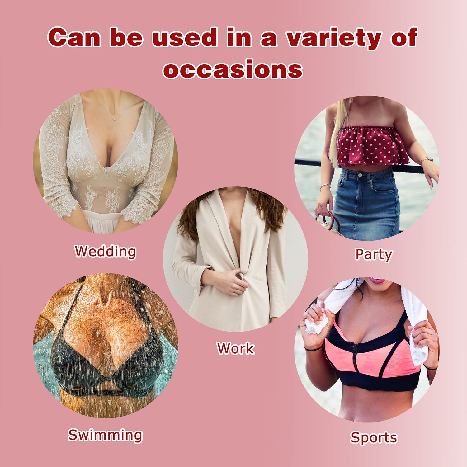BEWTEIM Adhesive Boob Tape, Boobytape for Breast Lift