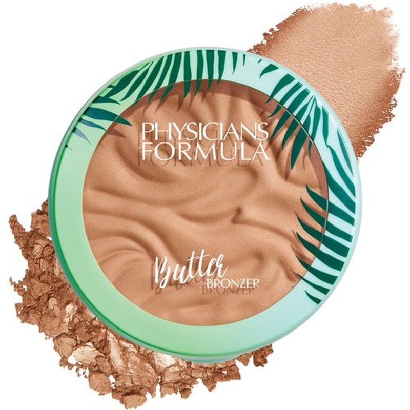 Physicians Formula Murumuru Butter Bronzer - Moisturizing & Nourishing for Silky Glow | Hypoallergenic, Vegan, 0.38 oz - Sunkissed