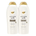 OGX Nourishing Coconut Milk Shampoo & Conditioner Set - Moisturizing Hair Care, 25.4 FL OZ, 2 Pack