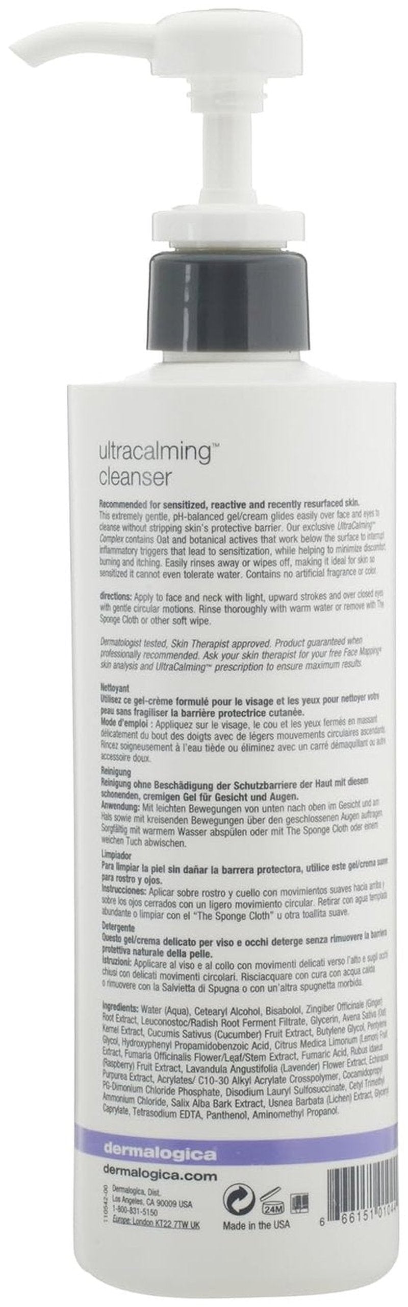Dermalogica Ultracalming Cleanser - Soothing Formula for Sensitive Skin | 16.9 Fl Oz