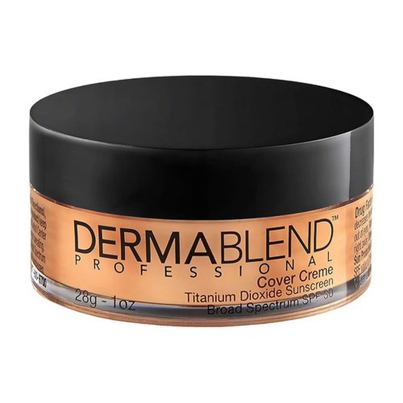 Dermablend Cover Crème Full Coverage Foundation - Hydrating Cream Concealer with SPF 30, 1 Oz