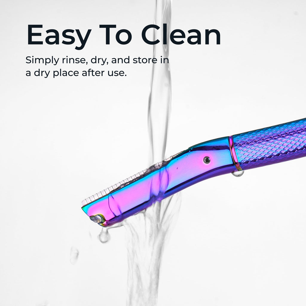 ZOMCHI Eyebrow Razor for Women & Men, Precision Cover, Rainbow