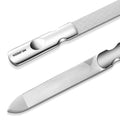 MR.GREEN Double Sided Nail Files Stainless Steel Manicure Pedicure Grooming for Professional Finger Toe Nail Care Tools (Short)