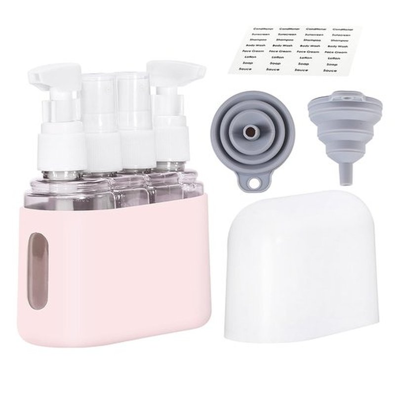 Bpluma Travel Bottles - Leak Proof Toiletry Containers | TSA Approved Kits with Labels