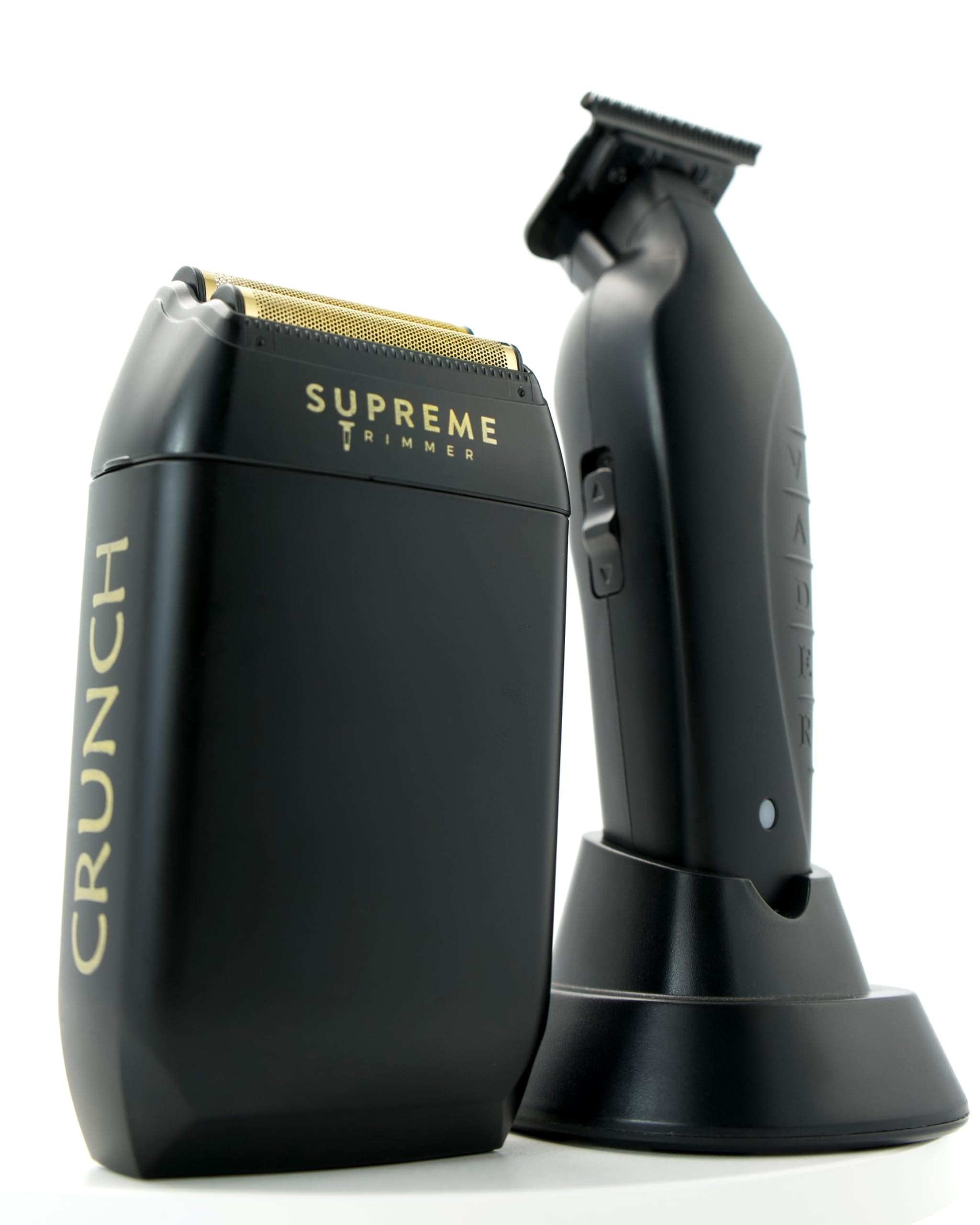 Supreme Trimmer Vader Trimmer & Crunch Foil Shaver Barber Haircutting Kit | Professional DLC T-Blade Beard Trimmer ST3778 & STF602 Waterproof IPX6 Shaver Set | (Acid)