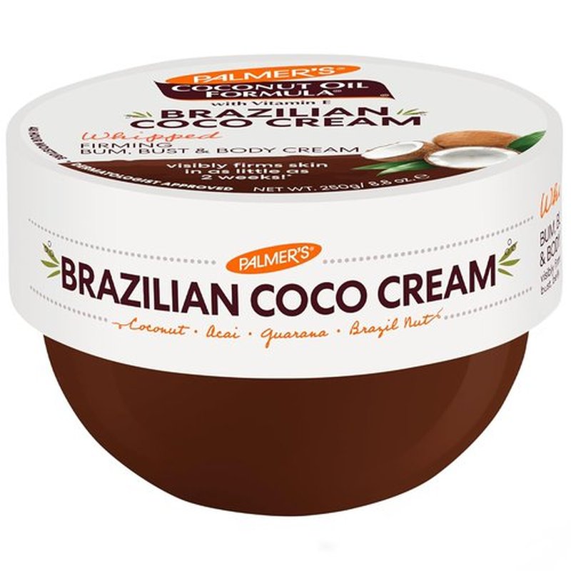Palmer's Coconut Oil Formula | Brazilian Coco Cream with Vitamin E - 8.8 Fl Oz, Skin Tightening & Firming Cream